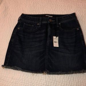 EXPRESS DENIM MINI SKIRT NWT